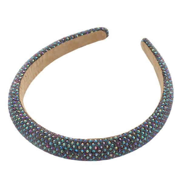 RHINESTONE PUFFY HEADBAND