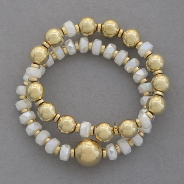 BALL BEADED BRACELET SET