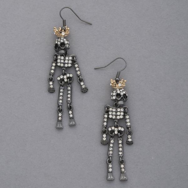 SKELETON DANGLE EARRING