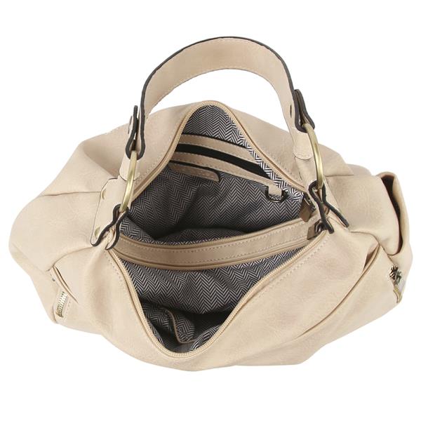 SMOOTH SHOULDER HOBO BAG