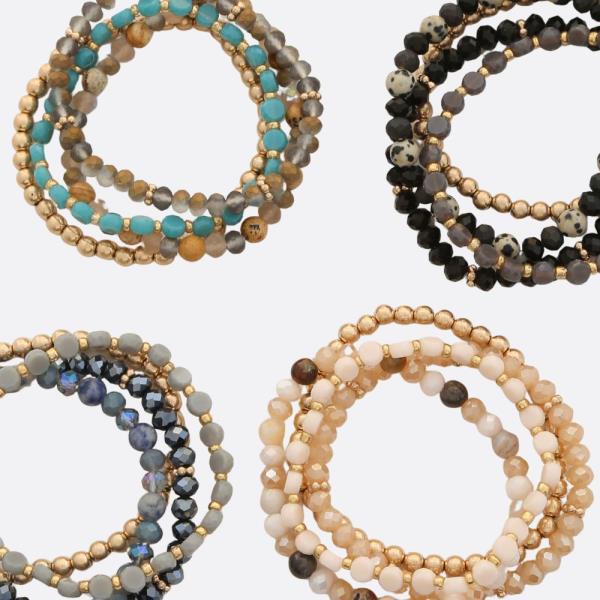 MIX BEAD BRACELET SET