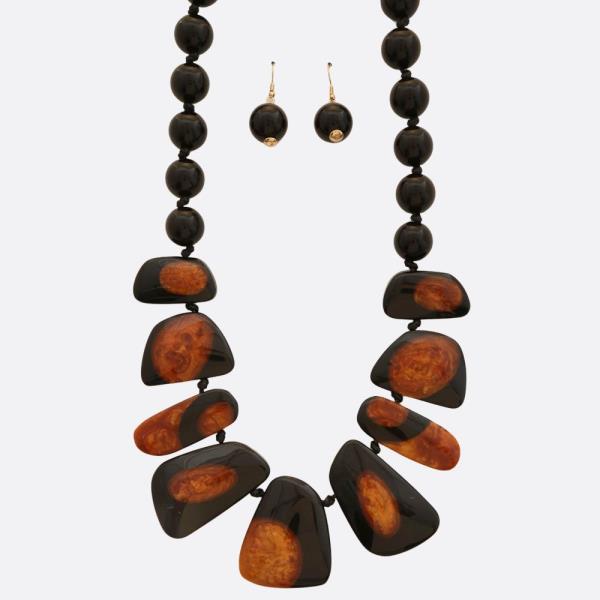 ACETATE STATEMENT NECKLACE