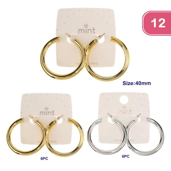 HOOP EARRING (12 UNITS)