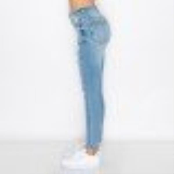 ($12.30 x 15PCS) AUTHENTIC DESTRUCTED SKINNY JEAN