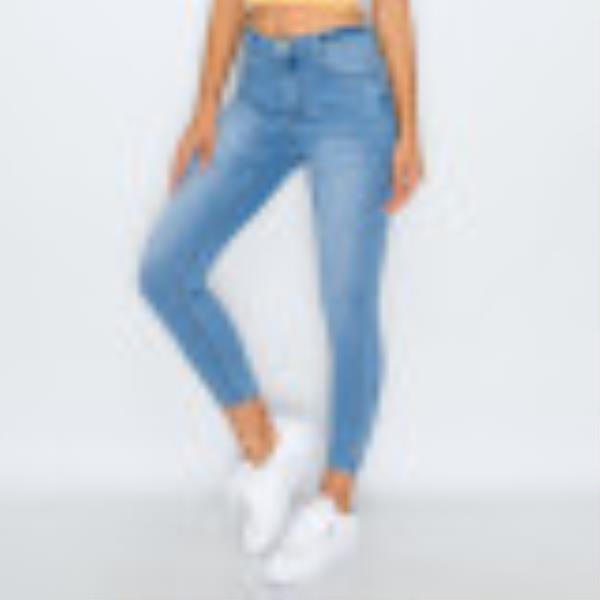 ($11.70 x 15PCS) HIGH WAIST SKINNY KNIT DENIM