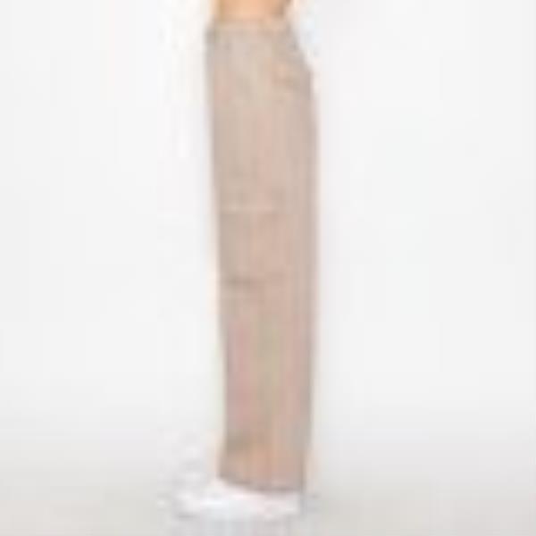 ($11.30 x 15PCS) TWILL WIDE LEG CARGO PANTS