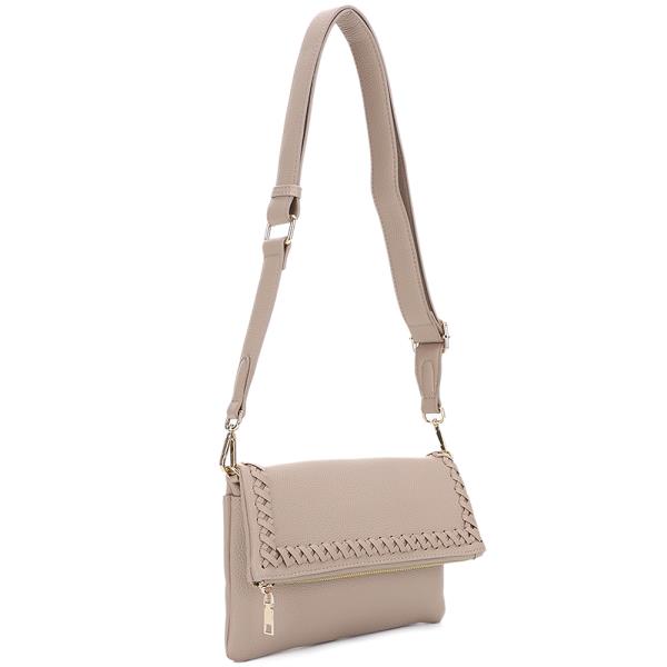 SMOOTH WHIPSTITCH CROSSBODY BAG