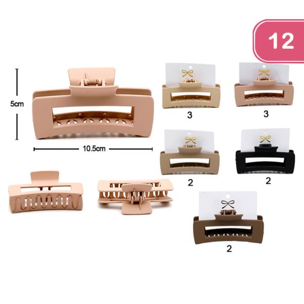 HAIR CLAW CLIP (12 UNITS)