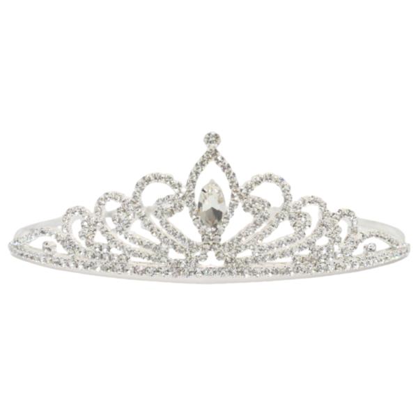 RHINESTONE CROWN TIARA