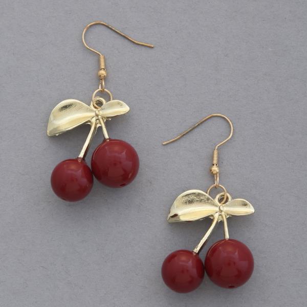 CHERRY DANGLE EARRING