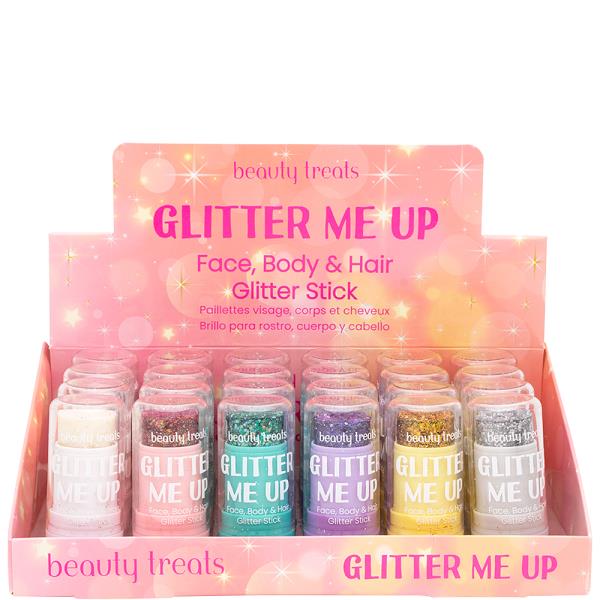 BEAUTY CREATIONS GLITTER ME UP FACE BODY AND HAIR GLITTER STICK (24 UNITS)