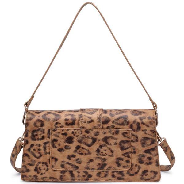 SMOOTH LEOPARD VIOLET CROSSBODY