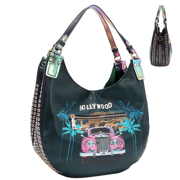 NICOLE LEE HOLLYWOOD DRIVE HOBO BAG