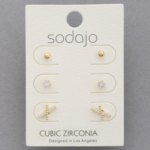 SODAJO ASSORTED EARRING SET