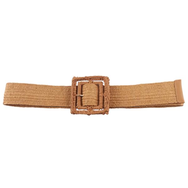 RATTAN BUCKLE ELASTIC BELT