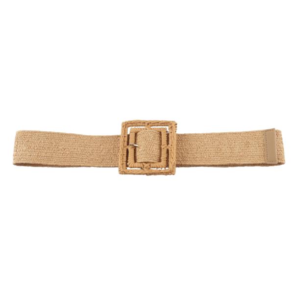 RATTAN BUCKLE ELASTIC BELT