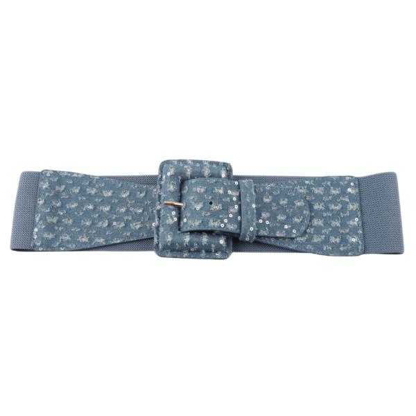 DENIM ELASTIC BELT