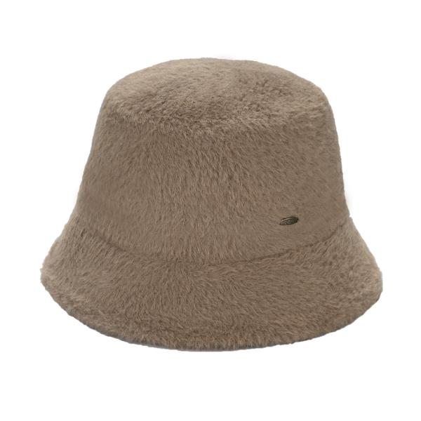 CC SHORT HAIR FAUX FUR BUCKET HAT