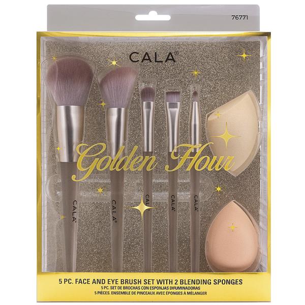 7 PCS CALA GOLDEN HOUR FACE AND EYE BRUSH SET