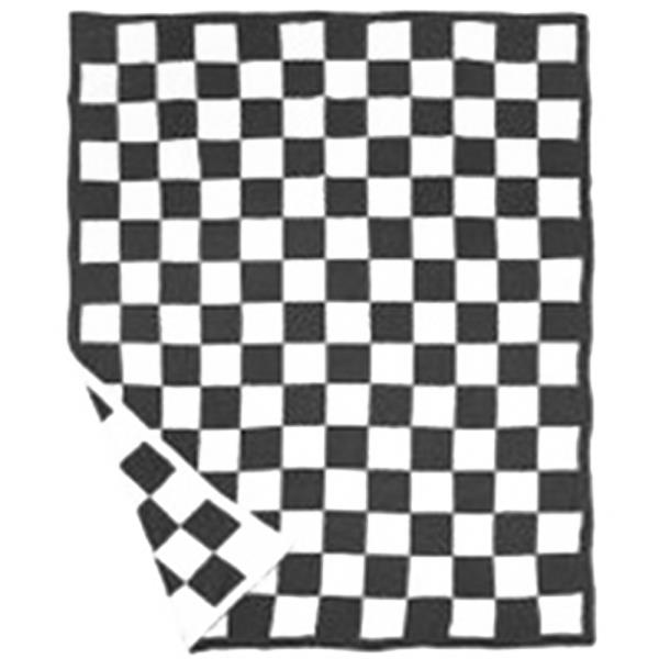 CHECKERED REVERSIBLE THROW BLANKET