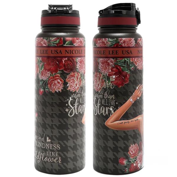 NICOLE LEE 40 OZ TUMBLER BOTTLE