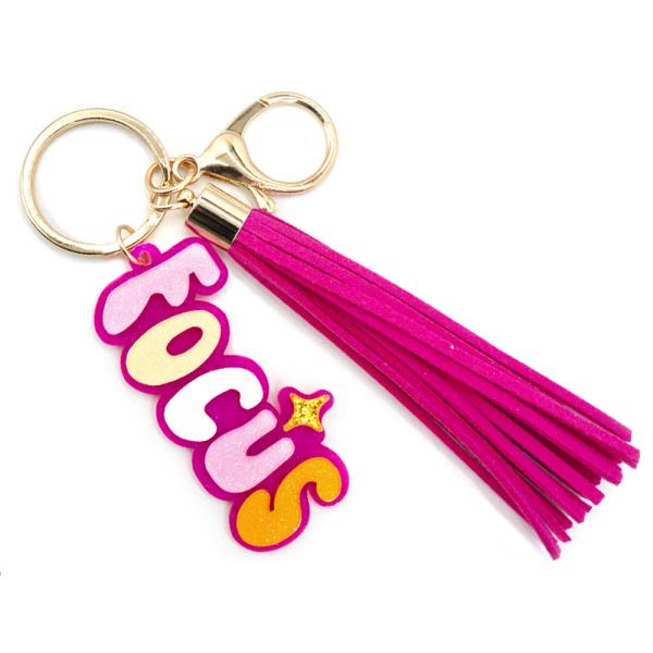 FOCUS TASSEL KEY CHAIN