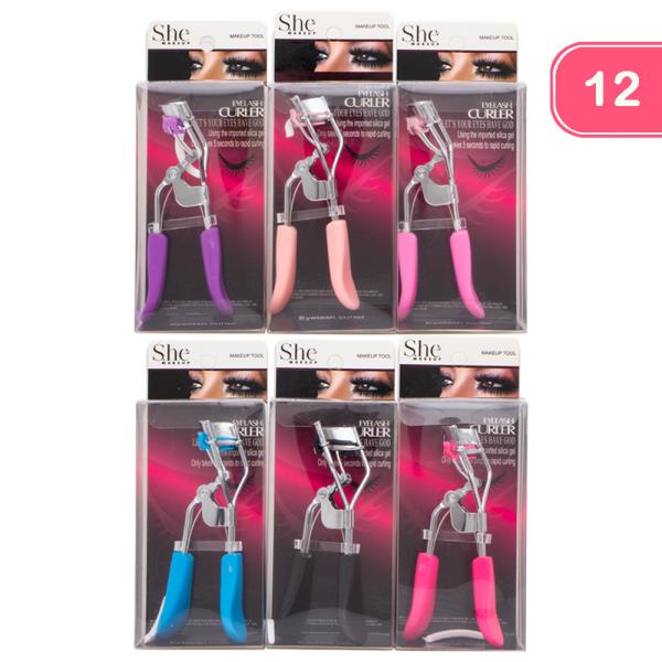 SHE MAKEUP EYELASH CURLER (12 UNITS)