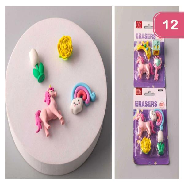 FAIRYTALE ERASERS SET (12 UNITS)