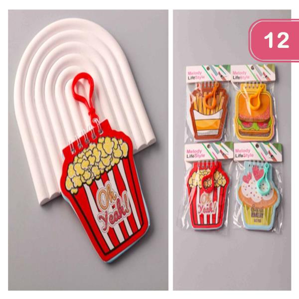 JUNKFOOD MEMO KEYCHAIN (12 UNITS)