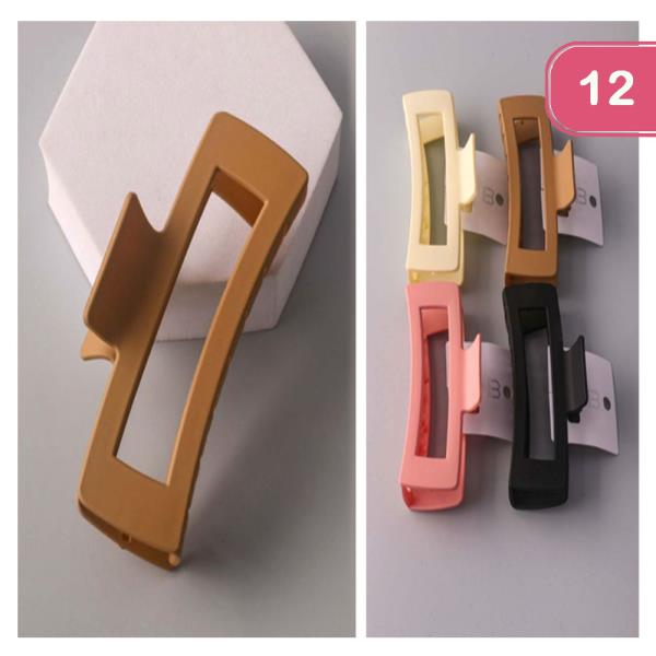 RECTANGLE CLAW CLIP (12 UNITS)