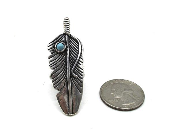 WESTERN STYLE FEATHER RING