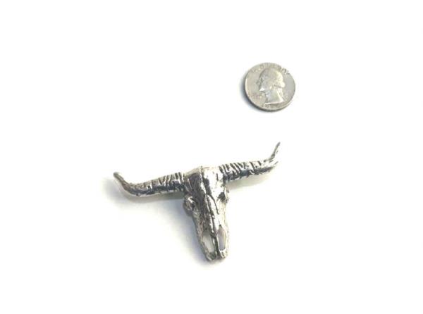 WESTERN STYLE COW SKULL BROOCH