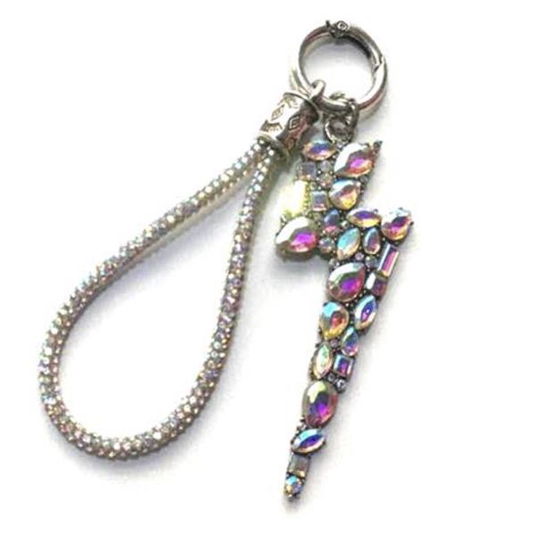 WESTERN STYLE LIGHTNING KEYCHAIN WITH WRIST STRAP