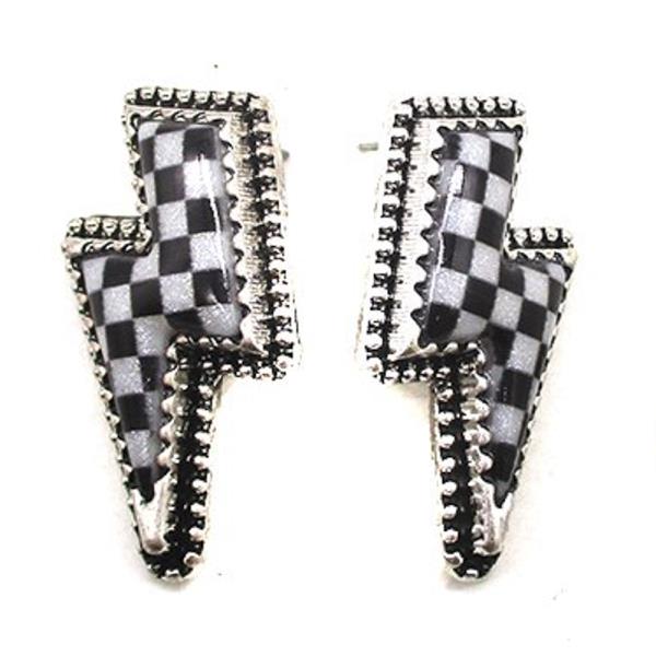 WESTERN STYLE LIGHTNING EARRING