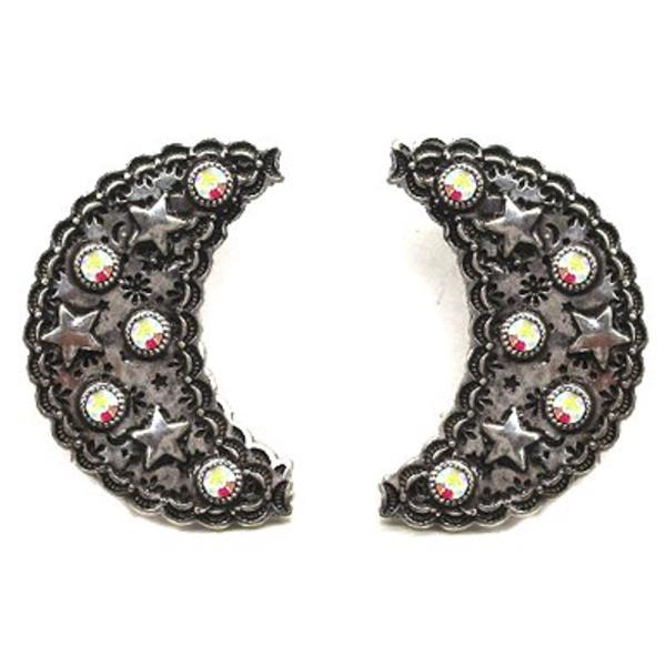 WESTERN STYLE MOON EARRING