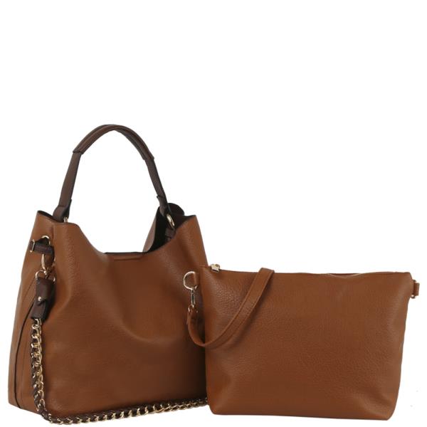 2IN1 SMOOTH HOBO W CROSSBODY SET