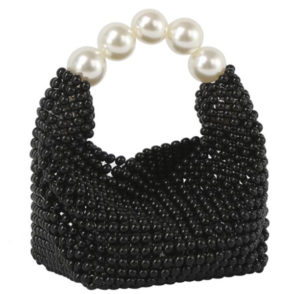 ALL OVER BEADED PEARL CLUTCH BAG