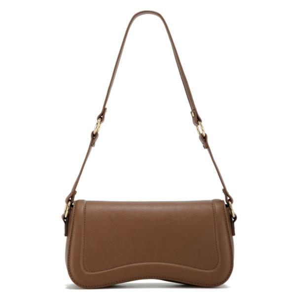 SMOOTH CURVED CROSSBODY BAG