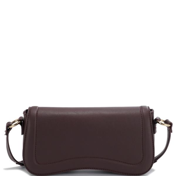 SMOOTH CURVED CROSSBODY BAG