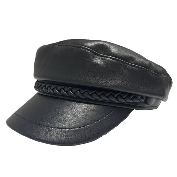 BRAID BAND CABBIE NEWSBOY BERET HAT