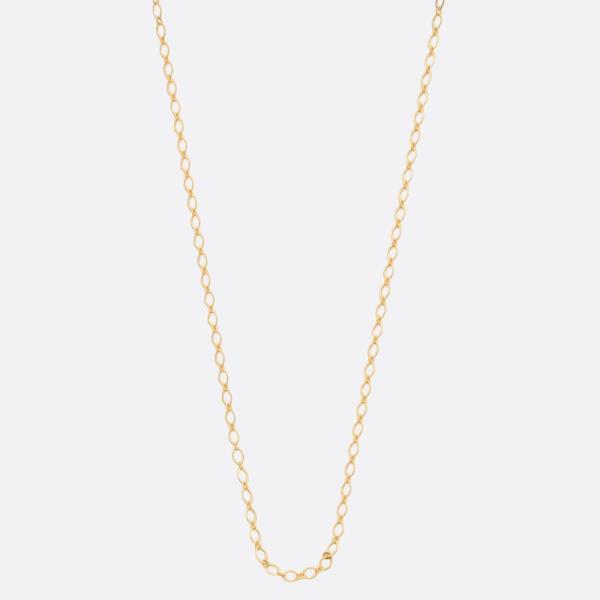 SODAJO DANITY CIRCLE LINK GOLD DIPPED NECKLACE