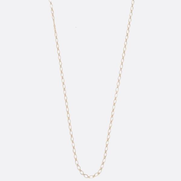 SODAJO DANITY CIRCLE LINK GOLD DIPPED NECKLACE