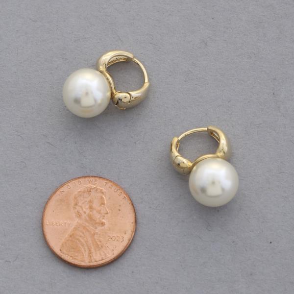 SODAJO PEARL GOLD DIPPED EARRING