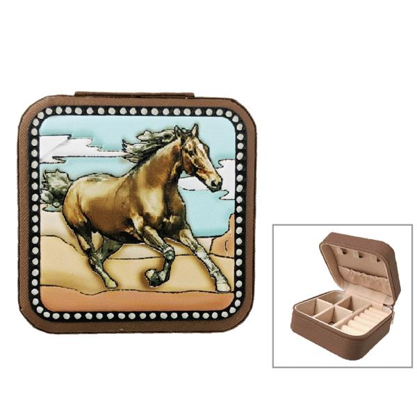 WESTERN HORSE JEWELRY ORGANIZER BOX