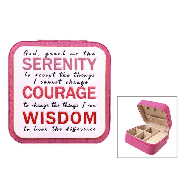 SERENITY COURAGE WISDOM JEWELRY ORGANIZER BOX