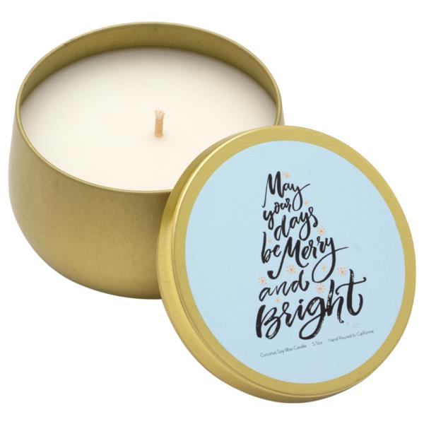 CHRISTMAS COCONUT SOY WAX CANDLE