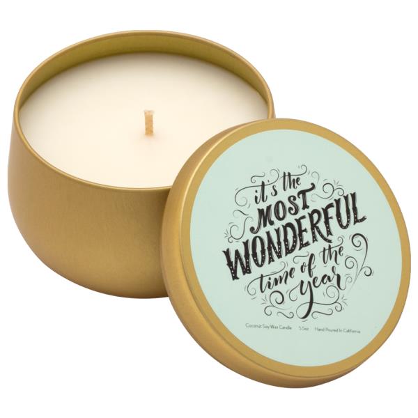 CHRISTMAS COCONUT SOY WAX CANDLE