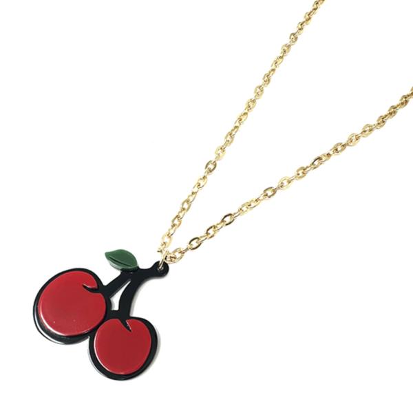 CHERRY PENDANT NECKLACE