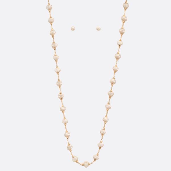 PEARL BEAD NECKLACE