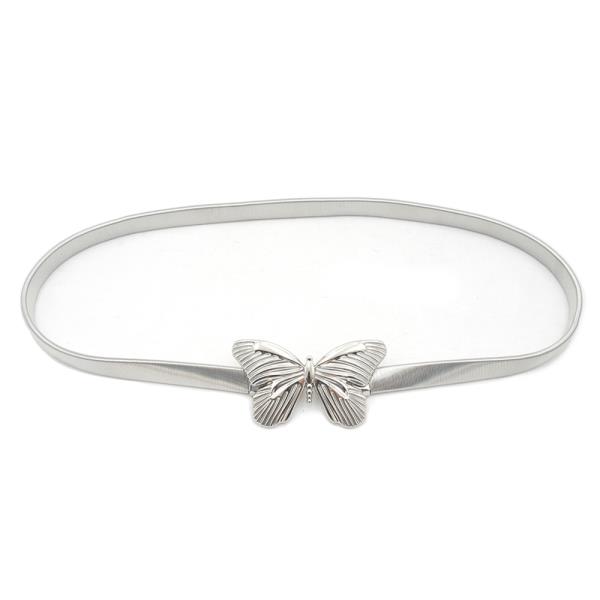 TEXTURED CUT-OUT STRETCH CHAIN BUTTERFLY BELT